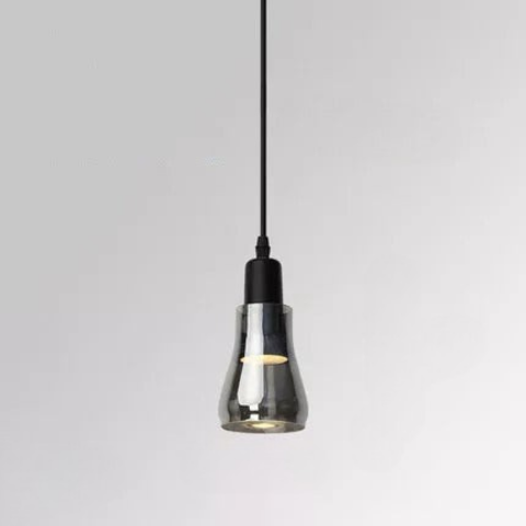 Rustika | Suspension En Verre Fumé – Charme Rustique & Style Industriel