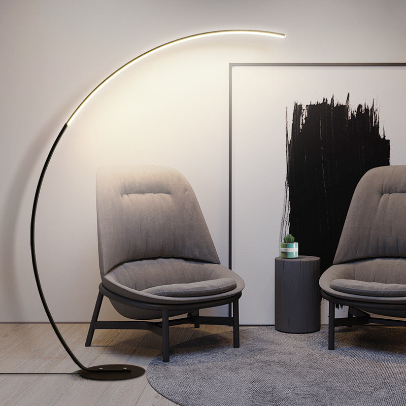 Noxia | Minimalist Arched Floor Lamp — Elegant and Modern Lighting 