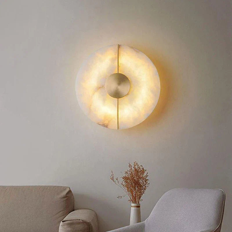 Aurea | Wall Sconce Design In Stone – Mineral Refinement & Soothing Light